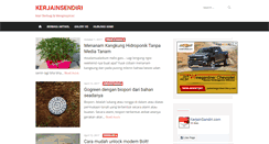 Desktop Screenshot of kerjainsendiri.com