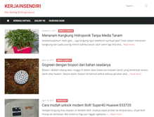 Tablet Screenshot of kerjainsendiri.com